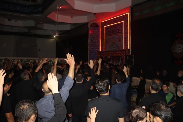 عزاداری به مناسبت شب عاشورا در مسجد حضرت صاحب الزمان(عج)