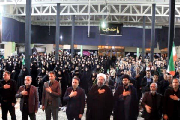 مراسم اربعین رهبر شهید انقلاب اسلامی در مسجد امام حسین (ع) خاتم