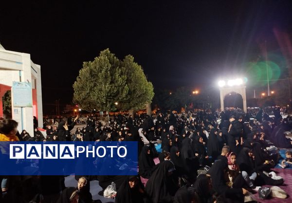 عزاداری  شب تاسوعای حسینی در مسجد شهدای گمنام 