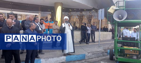 گرامیداشت شهادت سید‌حسن‌نصرالله در شهرستان بم 