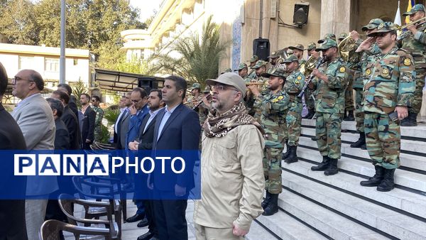 برگزاری صبحگاه مشترک بسیج فرهنگیان به مناسبت هفته دفاع مقدس