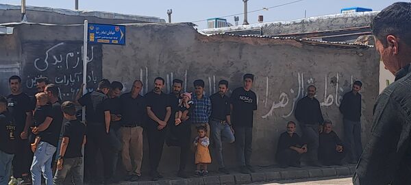 عزاداری ظهر عاشورا در روستای حسن آباد بلهر 