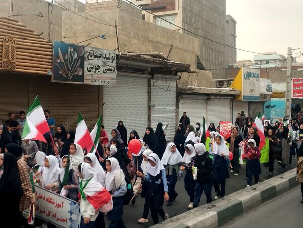 راهیپمایی 13 آبان در شهر قدس