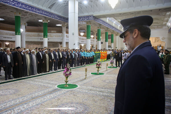 آیین خطبه خوانی خادمان حرم حضرت معصومه(س) به مناسبت روز قم
