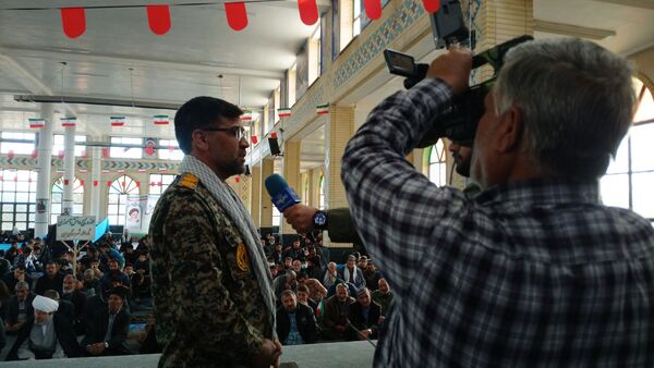 حضور دانش‌آموزان دبیرستان نمونه شهید سلیمانی بن در «همایش اقتدار بسیج» 
