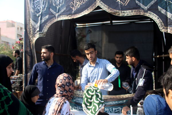 تشییع پیکر مطهره شهید گمنام در دانشگاه فرهنگیان بوشهر