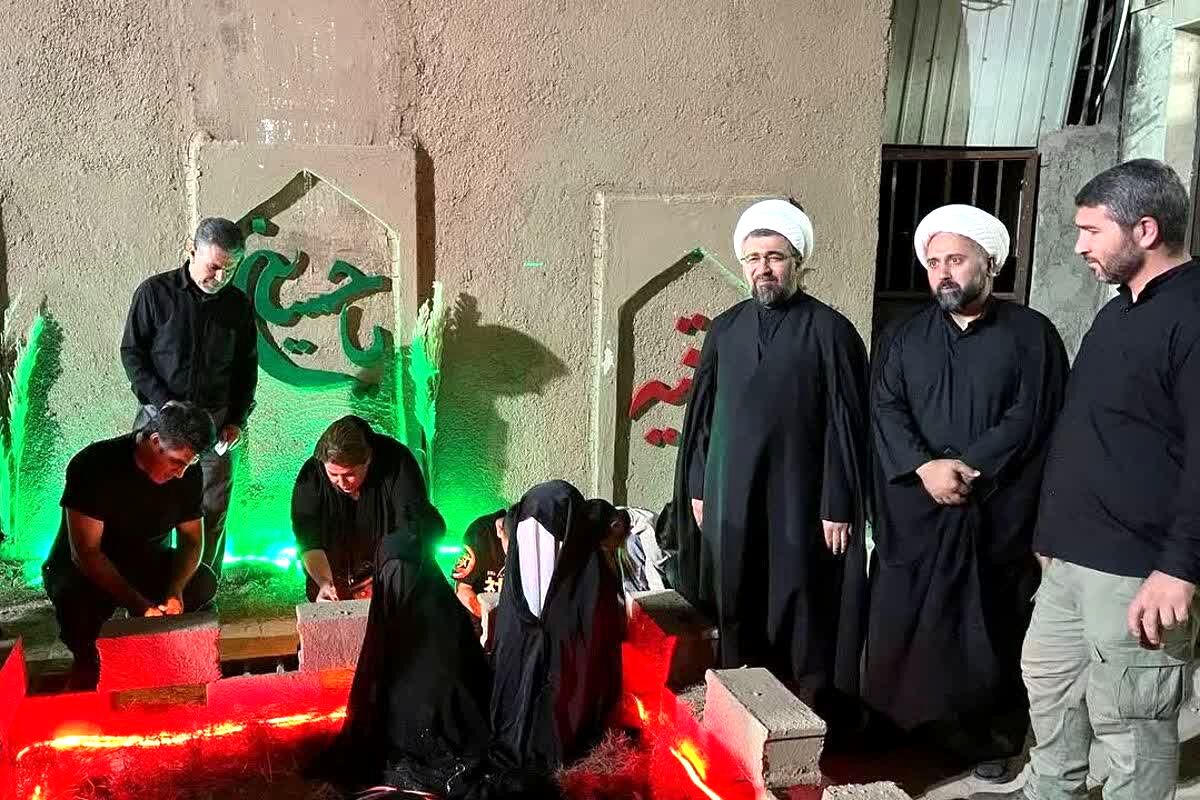تجمع مردمی شهر صباشهر همزمان با مراسم شام غریبان  