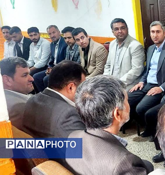بازدید نماینده مجلس شورای اسلامی و عضو کمیسیون آموزش مجلس از مدارس بخش زاوین کلات