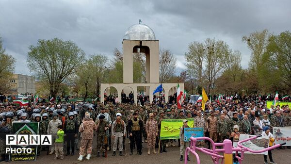 رزمایش جان‌فدا برای ایران امام رضایی در سراب