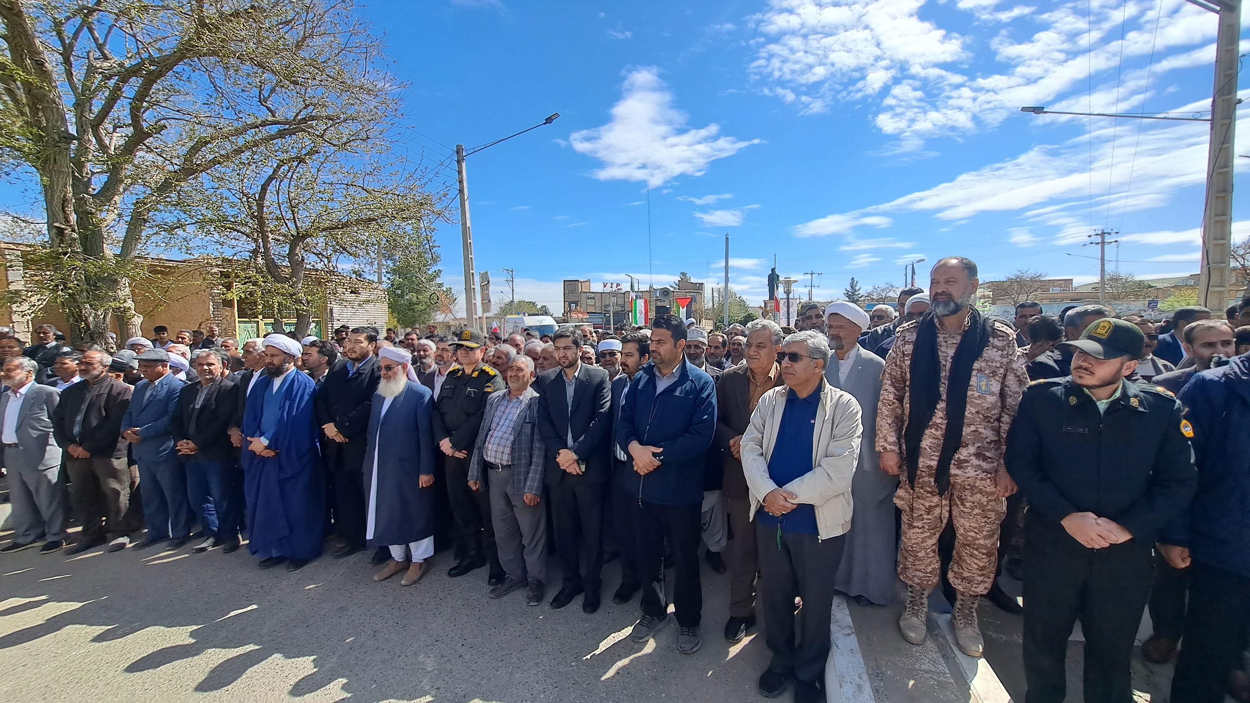 راهپیمایی روز جهانیِ قدس صالح آباد