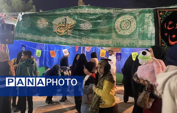 غرفه کودک هیئت انصارالحسین (ع) در جشن نیمه شعبان آزادشهر