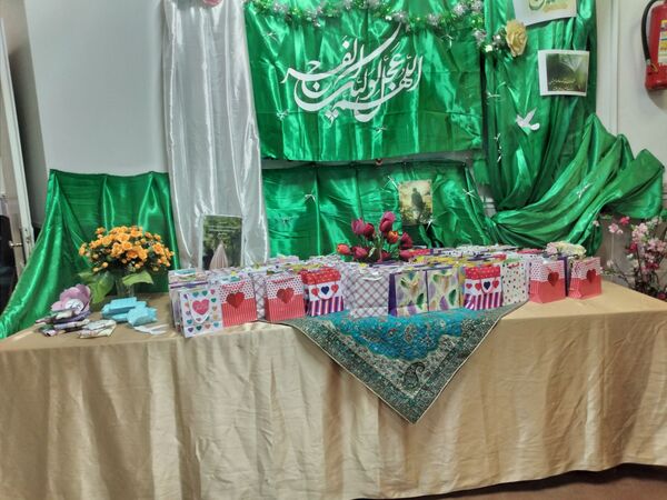 جشن نیمه‌شعبان در دبیرستان شاهد ارض اقدس ناحیه۳ مشهد