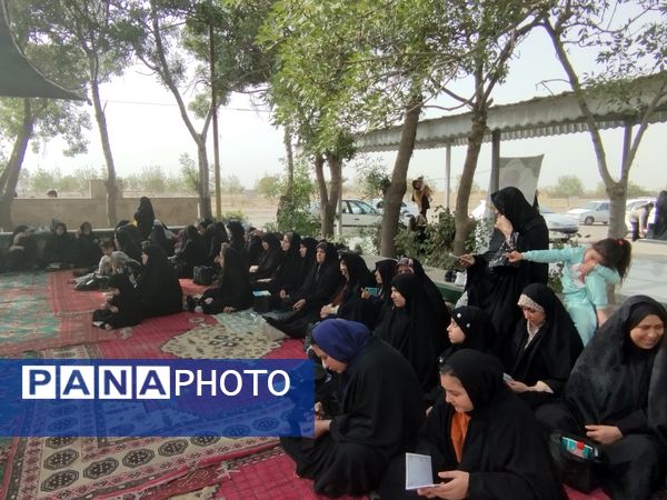 محفل نورانی دعای عرفه در گلزار شهدای شهرک طرق 