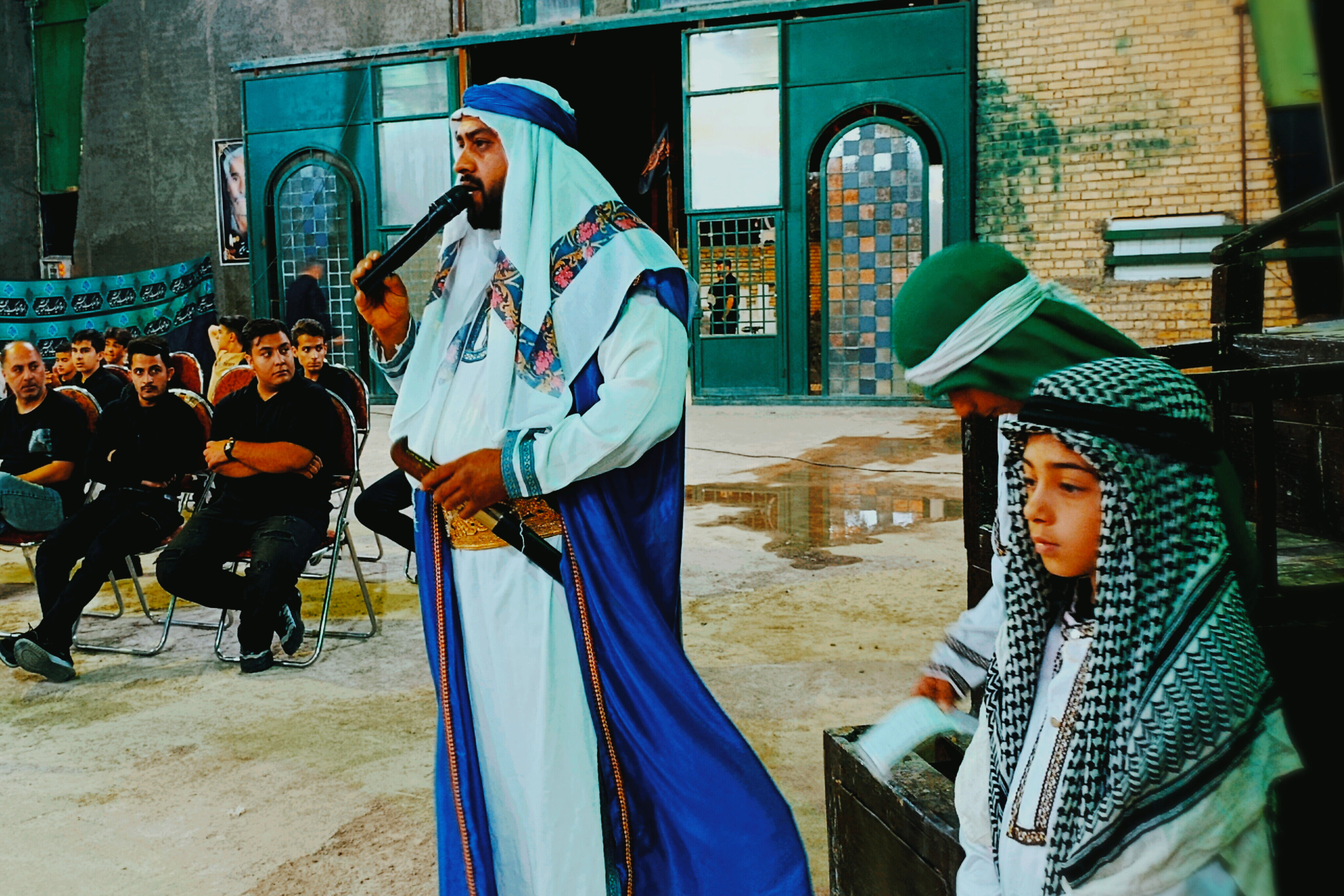 طنین غربت سفیر کربلا در آیین تعزیه آباده
