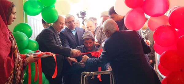 افتتاحیه نخستین مدرسه طرح حذف مدارس سنگی روستای طاهرآباد شهرستان مرزی کلات