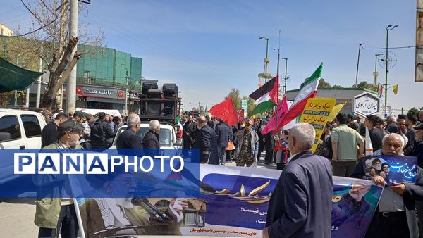 حضور پرشور مردم فلاورجان در راهپیمایی روز قدس