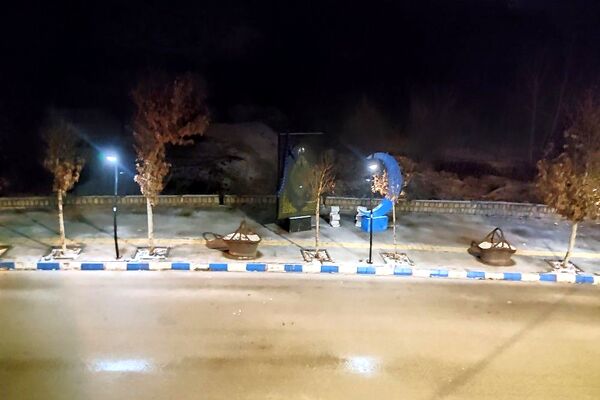 جلوه زمستانی طبیعت شهر بار نیشابور 
