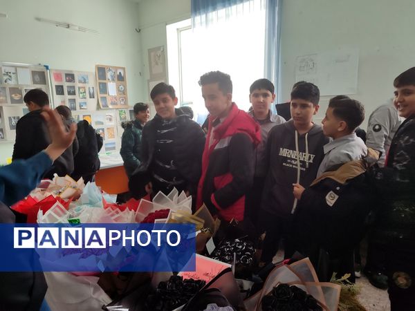 نمایشگاه ماها در هنرستان بصیرت آشخانه