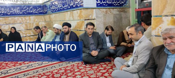 آیین غبارروبی مزار امامزاده حمزه رضا(ع) و همایش روز خبرنگار در شهر زیارت شهرستان شیروان