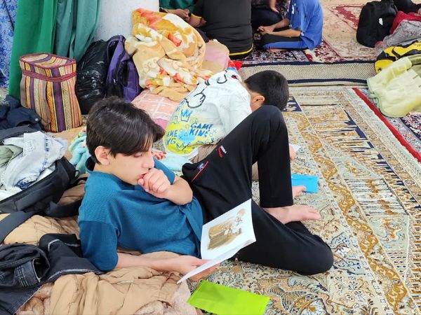 مراسم معنوی اعتکاف دانش‌آموزی در حسن‌آباد جرقویه علیا 