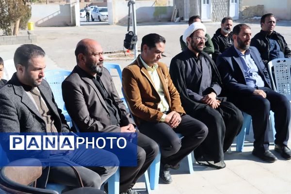 آیین کلنگ زنی آموزشگاه ۶کلاسه سلمان فارسی  در روستای بداف ابرکوه