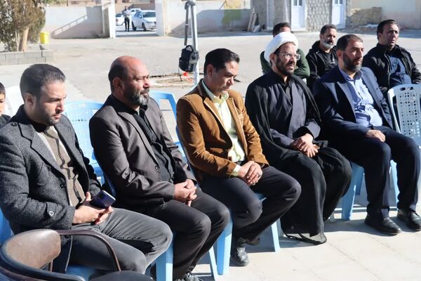 آیین کلنگ زنی آموزشگاه ۶کلاسه سلمان فارسی  در روستای بداف ابرکوه