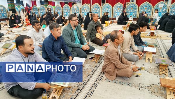 تکریم شهدای جنگ ۱۲ روزه با نوای قرآن در یاسوج