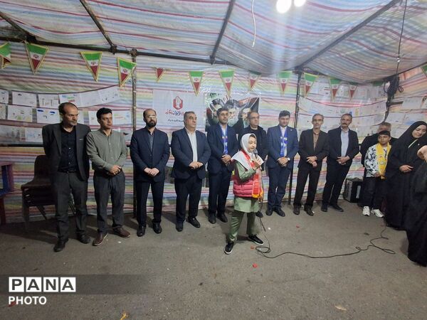 موکب‌داری پیشتازان مرند در غرفه آموزش و پرورش