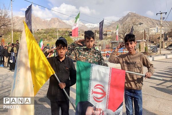 راهپیمایی اربعین شهادت قائد امت در شهر بار نیشابور-۲