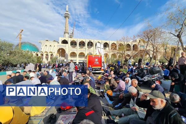 برگزاری نماز عید فطر در ناحیه دو شهرری 
