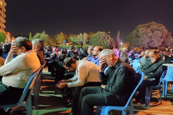 مراسم یادبود شهدای خدمت در شهرستان نیشابور