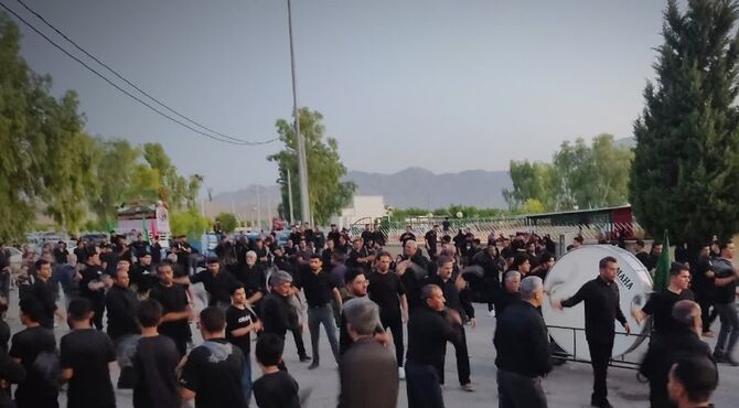 ظهر تاسوعا در سوگ علمدار کربلا در استهبان