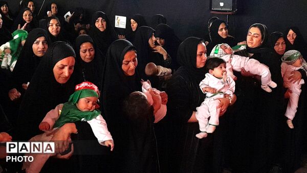  مراسم باشکوه شیرخوارگان حسینی در مسجد جامع درگزین