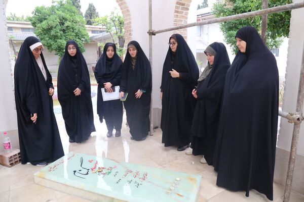 مراسم غبارروبی و عطرافشانی گلزار شهید گمنام دانشگاه فرهنگیان