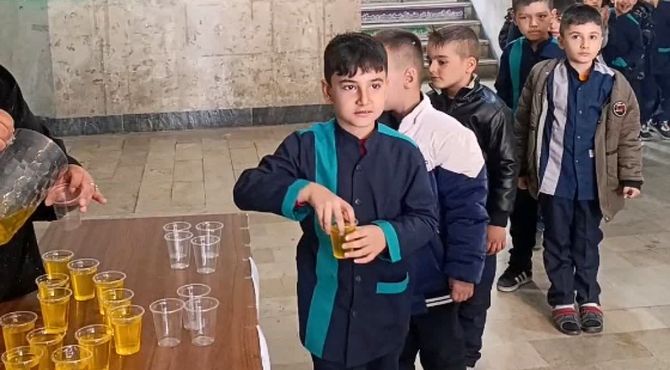 جشن نیمه شعبان در مدرسه پسرانه شیخ صدوق صباشهر