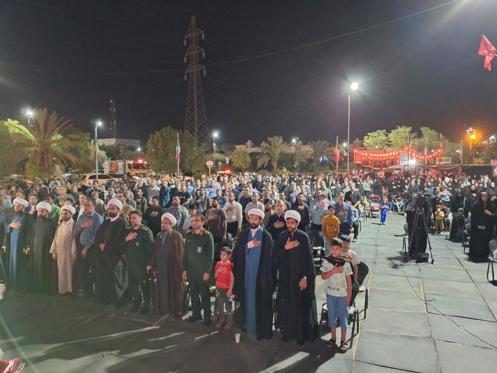  اولین اجتماع شهدا در جم