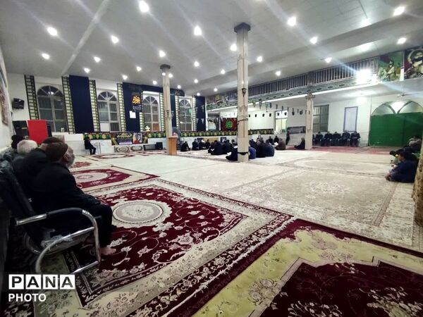 مراسم عزاداری شهادت رهبر معظم انقلاب در روستای مهدی آباد خلیل آباد