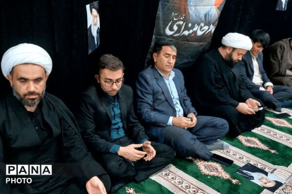 گرامیداشت چهلمین روز شهادت قائد امت در قلعه رئیسی