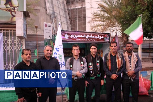 موکب‌ عشاق‌الحسین سازمان دانش‌آموزی، میزبان جاماندگان اربعین حسینی در هرمزگان