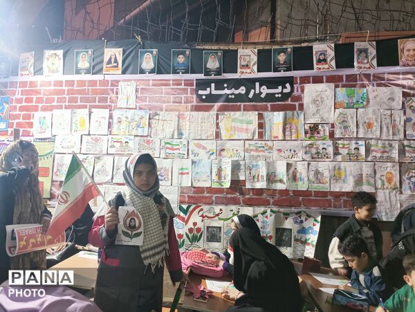 اربعین رهبر شهید انقلاب و شهدای میناب در گلوگاه 