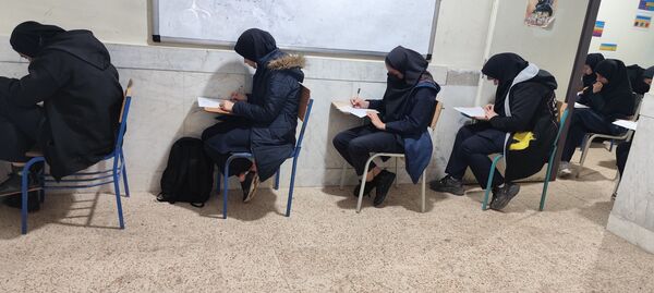برگزاری امتحانات نوبت اول در آموزشگاه سبحان و مائده شلیل
