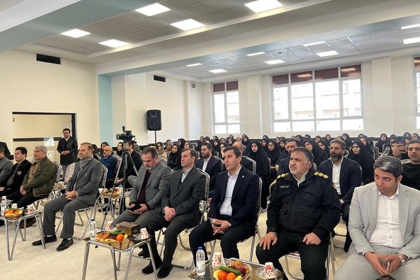 آیین افتتاح دو مدرسه خیرساز با حضور مدیر کل آموزش و پرورش شهرستانهای استان تهران در ناحیه دو شهرری 