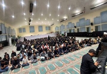 مراسم عزاداری شب تاسوعای حسینی‌ در شهرستان مارگون 