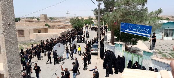 مراسم عاشورای حسینی در روستای بزنجرد