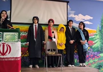 جشن باشکوه انقلاب مدرسه تمام تشکیلاتی مدرس تبریز 