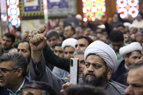 گرامیداشت حماسه ۹ دی در مسجد حظیره یزد