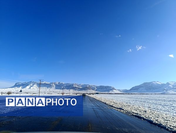 برف زمستانی مهمان شهرستان کیار شد