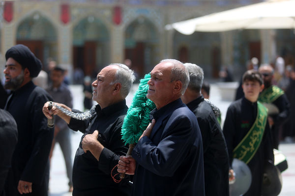 عزاداری سالروز شهادت امام حسن مجتبی(ع) در حرم حضرت معصومه(س)