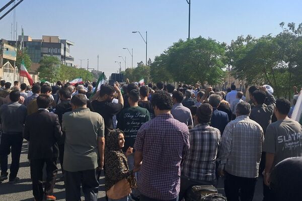 همبستگی مردم ولایتمدار نسیم‌شهر در راهپیمایی علیه رژیم صهیونیستی