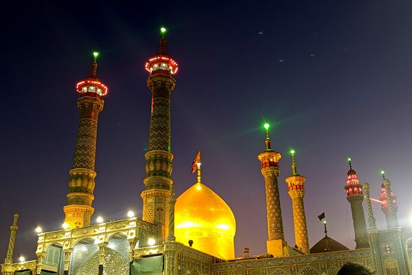حرم حضرت معصومه، در ماتم غم هشتمین اختر تابناک امامت